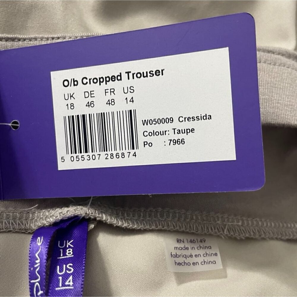 NEW Seraphine Size 14 Maternity Dress Pants Cressida Taupe Career Office - Picture 11 of 12